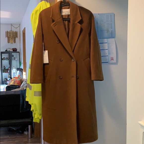 Aritzia Babaton Slouch Wool Coat 